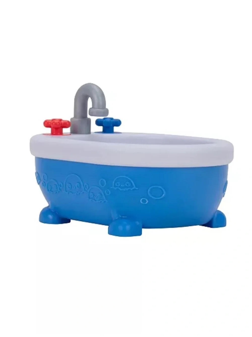 Baby Bath & Vanity Playset with Blue Tub and Green Mirror - Kids Toys